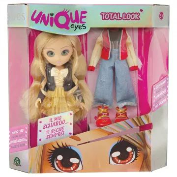 Unique Eyes: Pop met magische ogen en twee sets kleding - Amy - .afbeelding