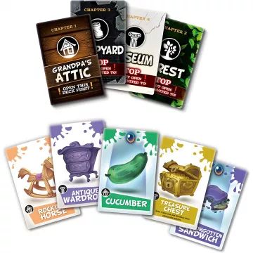 Bordspel met eetbare monsters - in het Hongaars - .afbeelding