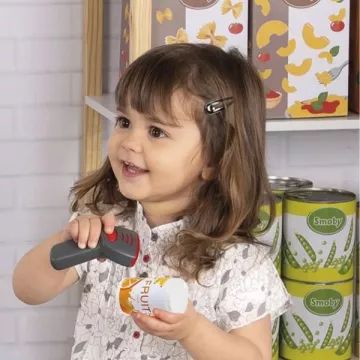 Smoby: Caixa registradora eletrônica, conjunto de 30 peças - verde - .Imagem