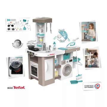 Smoby: Tefal Bucătărie și spălătorie de jucărie - .foto
