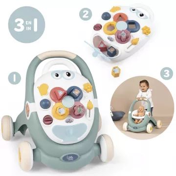Little Smoby: 3-in-1 staigāšanas palīgs - .attēls
