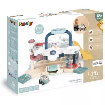 Little Smoby: Mój pierwszy garaż - garaż dwupoziomowy z windą - .zdjęcie 