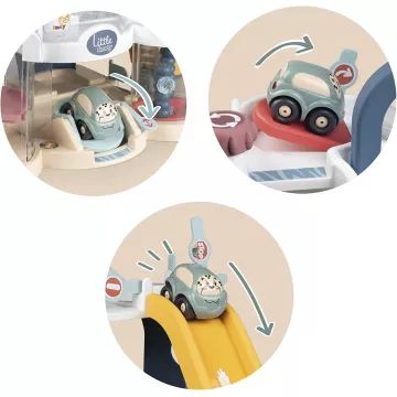 Little Smoby: Mój pierwszy garaż - garaż dwupoziomowy z windą - .zdjęcie 
