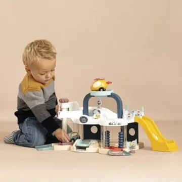 Μικρό Smoby: Το πρώτο μου γκαράζ - γκαράζ με 2 επίπεδα και ανελκυστήρα - .εικόνα