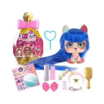 Kocham VIP Pets: Celebripets Piesek z fantastyczną fryzurą - figurka niespodzianka - .zdjęcie 