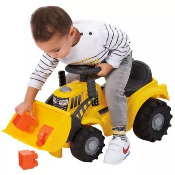 Abrick: Traktor z čelnim nakladalcem in gradniki - .slika