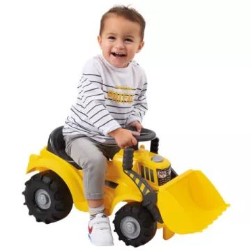 Abrick: Traktor z čelnim nakladalcem in gradniki - .slika