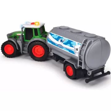 Dickie: Traktor Fendt z mlečno cisterno - z svetlobnimi in zvočnimi učinki - .slika