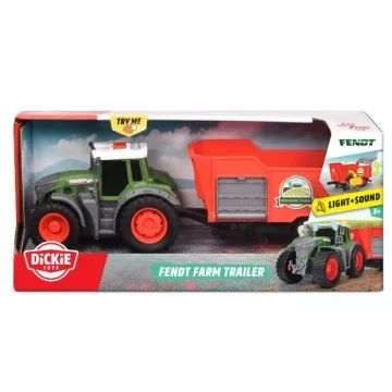 Dickie: Fendt 939 Vario tractor met aanhanger - met geluid- en lichteffecten - .afbeelding