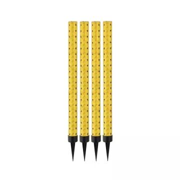 Fontana pirotecnica per torte color oro, 25 cm - confezione da 4 pezzi