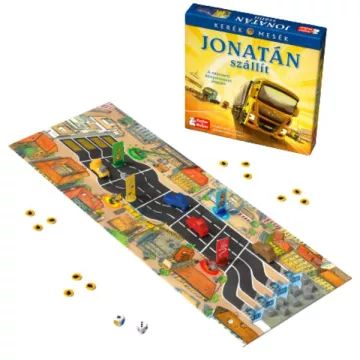 Jonatan trasporta - gioco da tavolo in lingua ungherese. - .immagine