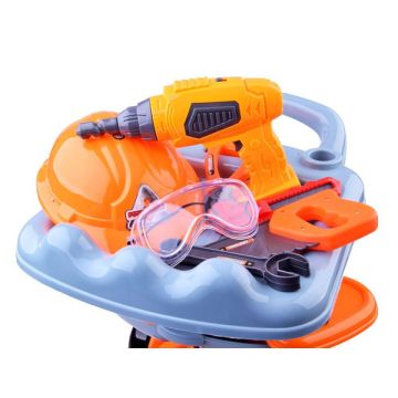 Szerszámkészlet emeletes tároló kocsival - 38 db-os, CSOMAGOLÁSSÉRÜLT - . kép