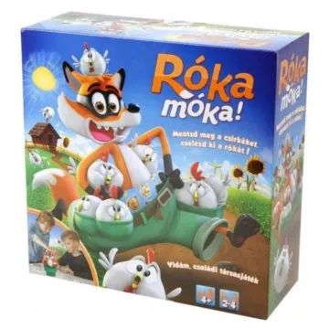 Spaß mit Fuchs - Gesellschaftsspiel mit Anleitungen auf Ungarisch - . bild aus