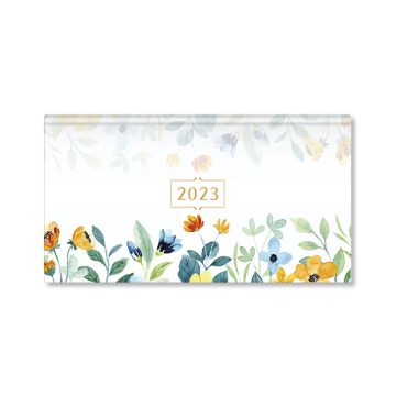 Zsebnaptár, fekvő, 2023 - Floral