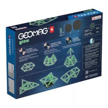 Geomag Glow: conjunto com 60 peças - .Imagem