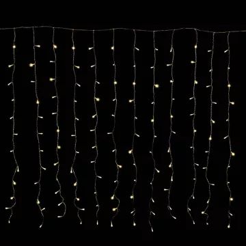 Pomembno: Kristalni LED venec 0,9 x 2 metra, razširljiv - topla bela svetloba - .slika