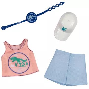 Barbie: Jurassic World komplet oblačil - 2 kosa, breskev - .slika