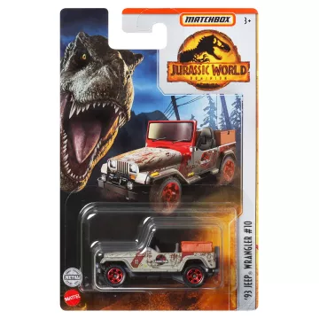 Matcbox: Jurassic World 2. - Mașinuță '93 Jeep Wrangler #10