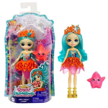 EnchanTimals: Ocean Kingdom - Staria Starfish in figurica Beamy - .slika