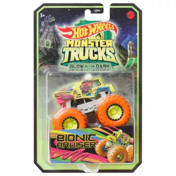 Hot Wheels: Sötétben világító Monster Truck - Bionic Bruiser