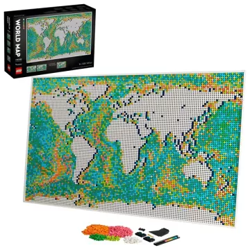LEGO® ART: Világtérkép 31203 - CSOMAGOLÁSSÉRÜLT