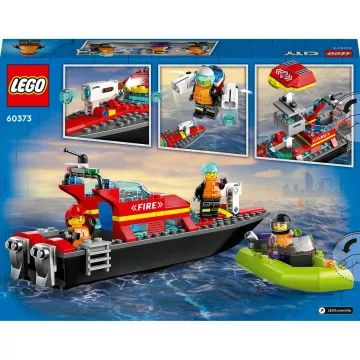 LEGO® City Fire – Bateau de pompiers 60373 - .image