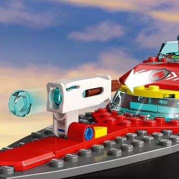 LEGO® City Fire – Bateau de pompiers 60373 - .image