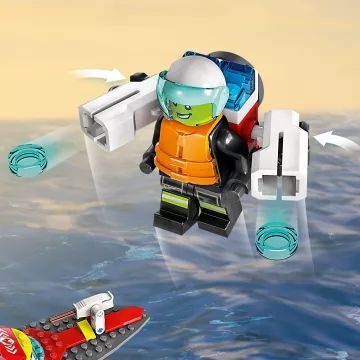 LEGO® City Fire – Bateau de pompiers 60373 - .image
