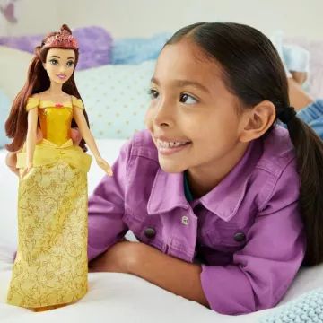 Disney princesės: spindinti princesės lėlė – Bela - .vaizdas