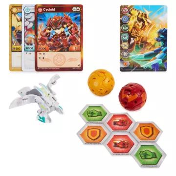 Bakugan Legends: S5 začetni paket - Sairus Ultra, beli - .slika