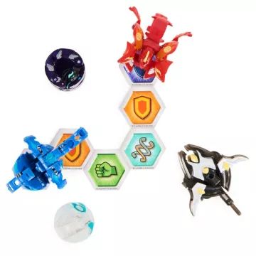 Pakiranje zbirke Bakugan Legends S5 - Maxodon, Montrapod, Trox, Dragonoid x Auxillator - .slika