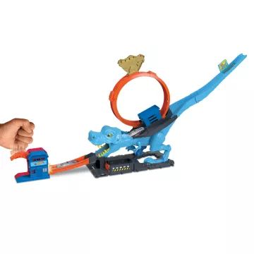 Hot Wheels City: Set de joacă Buclă și cascadorie cu T-Rex - .foto
