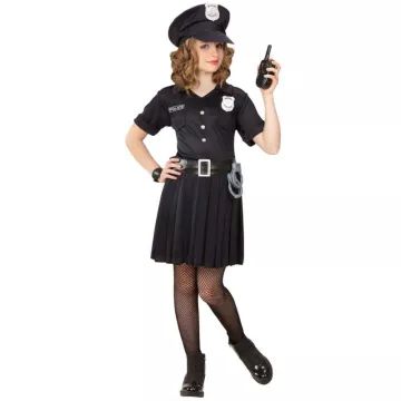 Costum de polițistă cu fustă - 116 cm - .foto