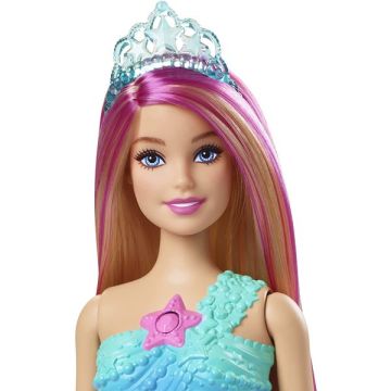 Barbie Dreamtopia: Tündöklő szivárványsellő Barbie CSOMAGOLÁSSÉRÜLT - . kép