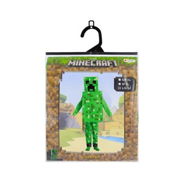 Minecraft: Fantasia de Creeper - Tam. P, 4-6 anos - .Imagem
