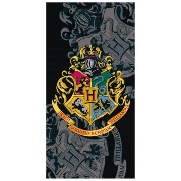 Harry Potter: Roxfort címer mintájú törülköző - 70 x 140 cm