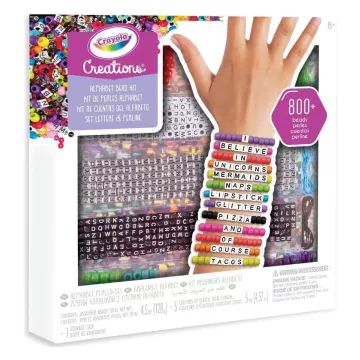 Crayola Creations: Betűfűző szett 800 db gyönggyel - . kép