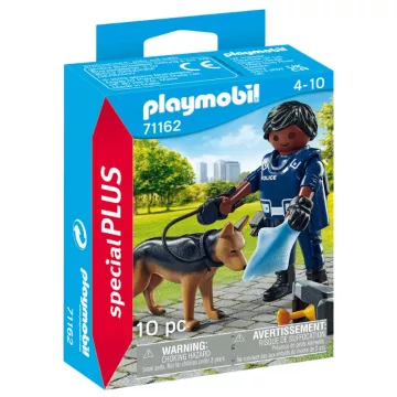 Playmobil: Rendőr nyomozó kutyával 71162