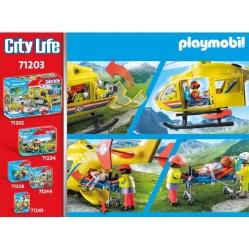 Playmobil: Mentőhelikopter 71203 - . kép
