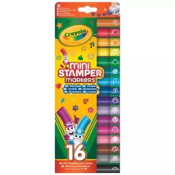 Crayola: Zestaw mini markerów - 16 sztuk - .zdjęcie 