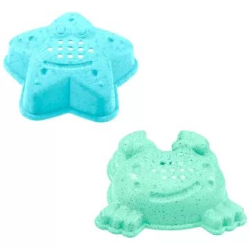 Conjunto de praia BIO com balde cor de coral - .Imagem