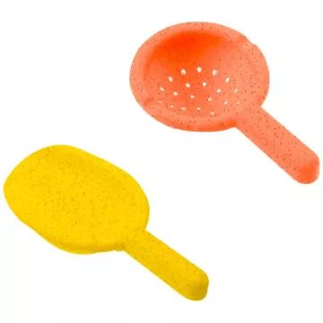 Conjunto de praia BIO com balde cor de coral - .Imagem