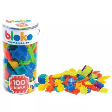 Bloko: Conjunto de construção espinhosa - 100 peças - .Imagem