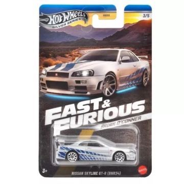 Hot Wheels: Mașinuță Fast & Furious - diferite, Silver series edițe Brian O' Connor - .foto