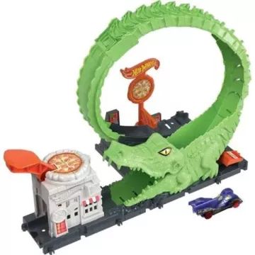 Hot Wheels City: Set da Gioco Attacco al Loop del Coccodrillo - .immagine