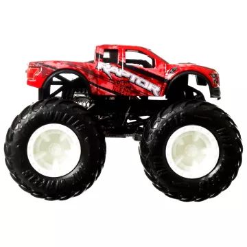 Komplet Hot Wheels: Monster Trucks z 2 avtomobilčkoma - Silverado in Raptor F150 - .slika