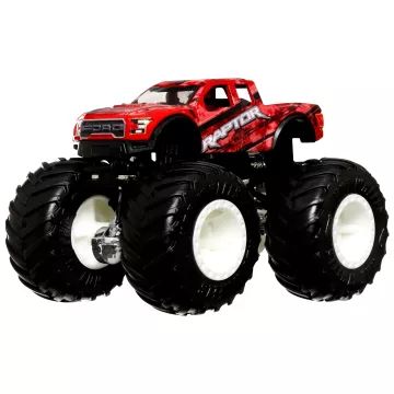 Komplet Hot Wheels: Monster Trucks z 2 avtomobilčkoma - Silverado in Raptor F150 - .slika