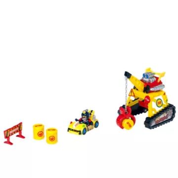 T-Racers: Conjunto de jogo guindaste turbo com super-carro - .Imagem