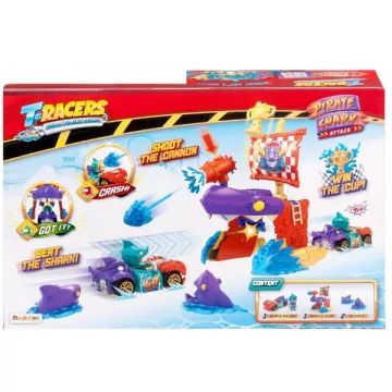 T-Racers set de joacă atac de pirați cu rechini - .foto