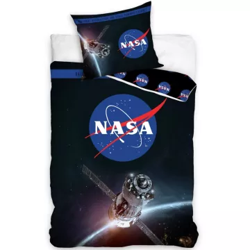 NASA mintás, 2 részes ágyneműgarnitúra - 140 x 200 cm